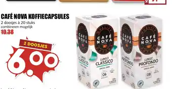 De Boerenschuur CAFÉ NOVA KOFFIECAPSULES aanbieding
