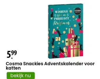 Zooplus Cosma Snackies Adventskalender voorkatten aanbieding