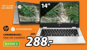 Expert HP Laptop | Chromebook X360 14A-CA0500ND aanbieding