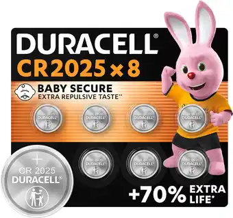 Amazon DURACELL 2025 Lithium-knoopcelbatterijen 3V (8 stuks) - Gaan tot 70% langer mee - Babyveilige technologie - Voor o.a. autosle aanbieding