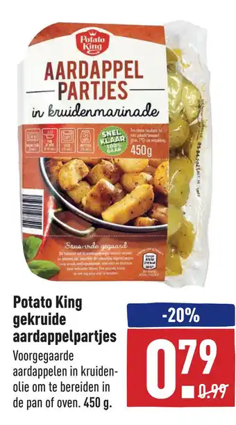 ALDI Potato King gekruide aardappelpartjes aanbieding