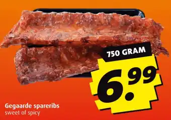 Boni Gegaarde spareribs sweet of spicy aanbieding