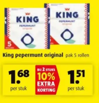 Boni King pepermunt original aanbieding