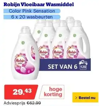 Bol.com Robijn Vloeibaar Wasmiddel aanbieding