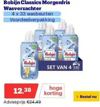 Bol.com Robijn Classics Morgenfris Wasverzachter aanbieding