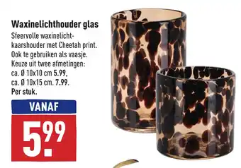 ALDI Waxinelichthouder glas aanbieding