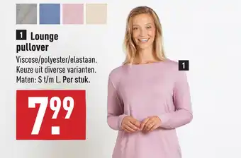 ALDI Lounge pullover aanbieding