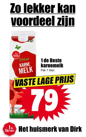 Dirk 1 de Beste karnemelk aanbieding