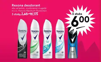 Etos Rexona deodorant aanbieding