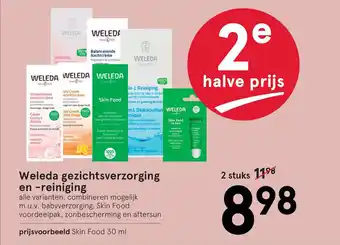 Etos Weleda gezichtsverzorging en -reiniging aanbieding