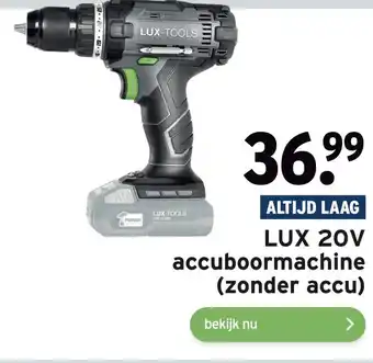 GAMMA LUX 20V accuboormachine (zonder accu) aanbieding