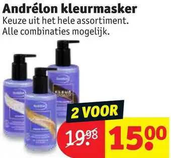 Kruidvat Andrélon kleurmasker aanbieding