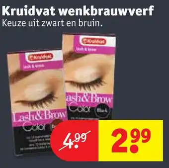 Kruidvat Kruidvat wenkbrauwverf aanbieding