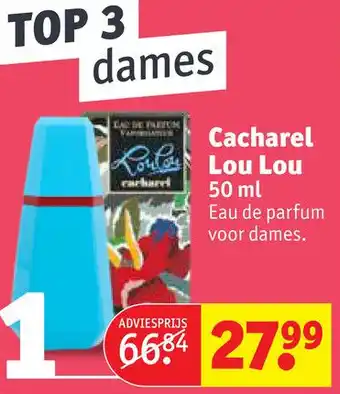 Kruidvat Cacharel Lou Lou aanbieding