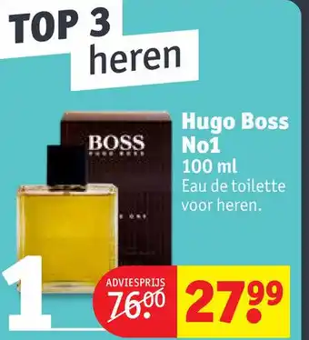 Kruidvat Hugo Boss No1 aanbieding