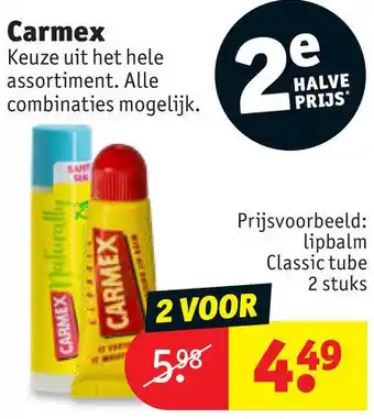 Kruidvat Carmex aanbieding