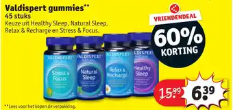 Kruidvat Valdispert gummies aanbieding