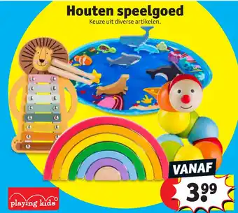 Kruidvat Houten speelgoed vanaf aanbieding