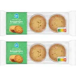 Albert Heijn AH Roomboter koggetjes butterscotch 2-pack aanbieding