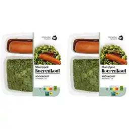 Albert Heijn AH stamppot boerenkool rookworst 2-pack aanbieding