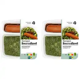 Albert Heijn AH stamppot boerenkool rookworst 2-pack aanbieding