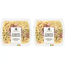 Albert Heijn AH Linguini carbonara 2-pack aanbieding