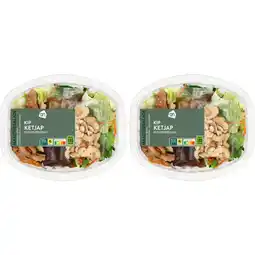 Albert Heijn AH Maaltijdsalade kip ketjap 2-pack aanbieding