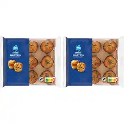 Albert Heijn AH Mini muffins stracciatella 2-pack aanbieding