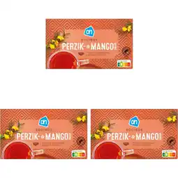 Albert Heijn AH Rooibos mango perzik smaak 3-pack aanbieding