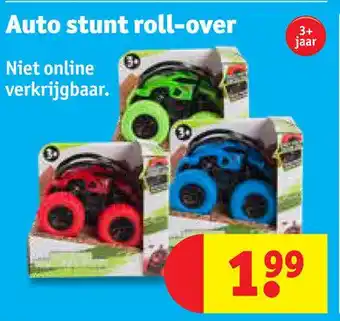 Kruidvat Auto stunt roll-over aanbieding