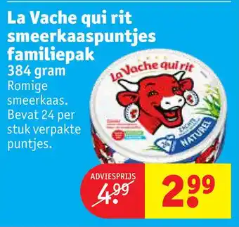 Kruidvat La Vache qui rit smeerkaaspuntjes familiepak aanbieding