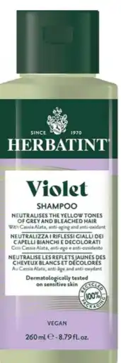 De Online Drogist Herbatint Violet shampoo aanbieding