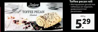 Lidl Toffee pecan roll aanbieding