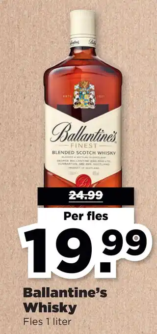 PLUS Ballantine's Whisky aanbieding