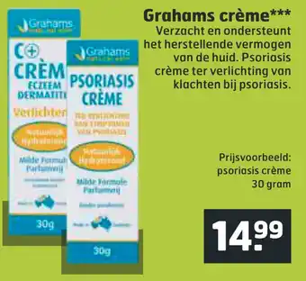 Trekpleister Grahams crème 30g aanbieding