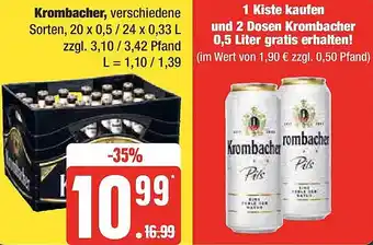 Edeka DE Krombacher aanbieding