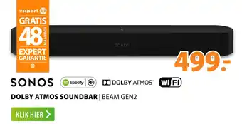 Expert SONOS DOLBY ATMOS SOUNDBAR aanbieding