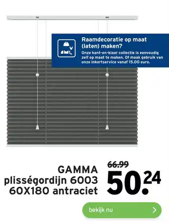 GAMMA GAMMA plisségordijn 6003 aanbieding