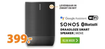 Expert SONOS DRAADLOZE SMART SPEAKER aanbieding