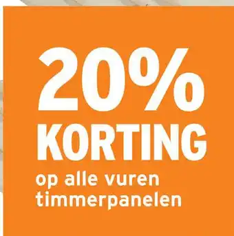 GAMMA op alle vuren timmerpanelen aanbieding