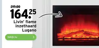 GAMMA Livin' flame inzethaard Lugano aanbieding