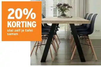 GAMMA stel zelf je tafel samen aanbieding