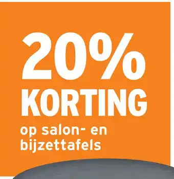 GAMMA op salon- en bijzettafels aanbieding