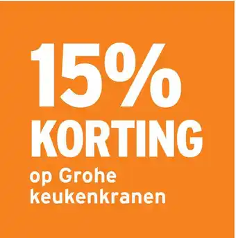 GAMMA op Grohe keukenkranen aanbieding