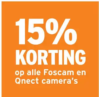 GAMMA op alle Foscam en Qnect camera's aanbieding