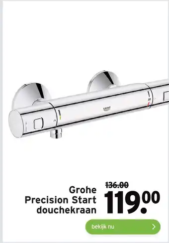 GAMMA Grohe Precision Start douchekraan aanbieding