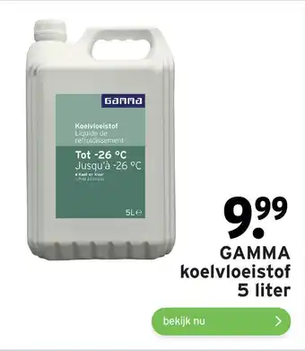 GAMMA GAMMA koelvloeistof 5 liter aanbieding