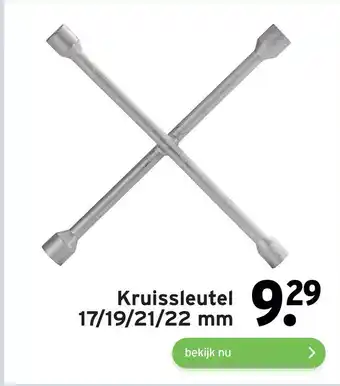 GAMMA Kruissleutel aanbieding