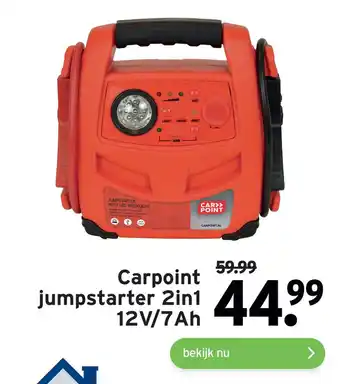 GAMMA Carpoint jumpstarter 2in1 aanbieding