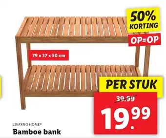 Lidl Bamboe bank aanbieding